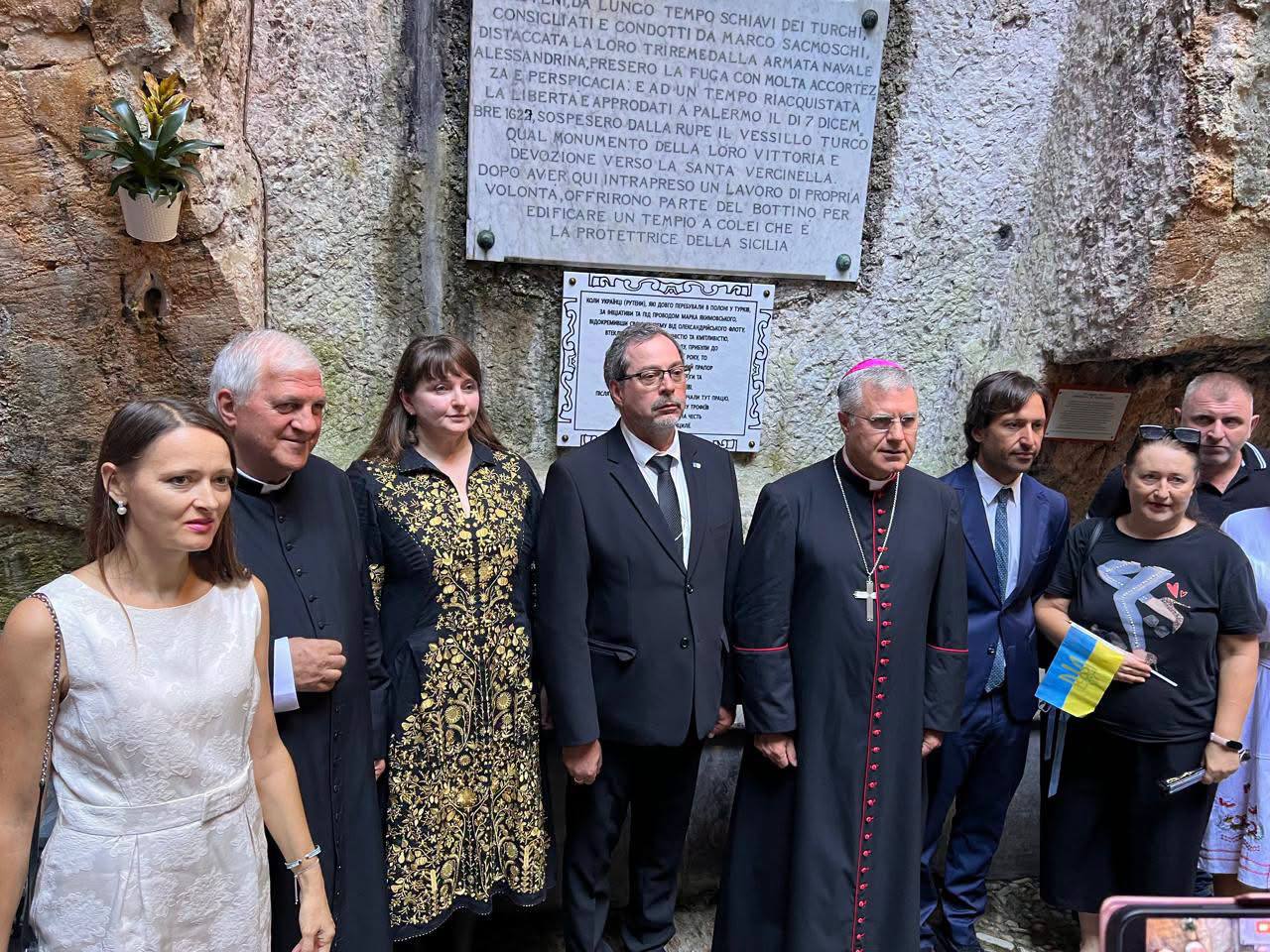 У Палермо відкрили меморіальну дошку українською мовою на честь козаків XVII століття